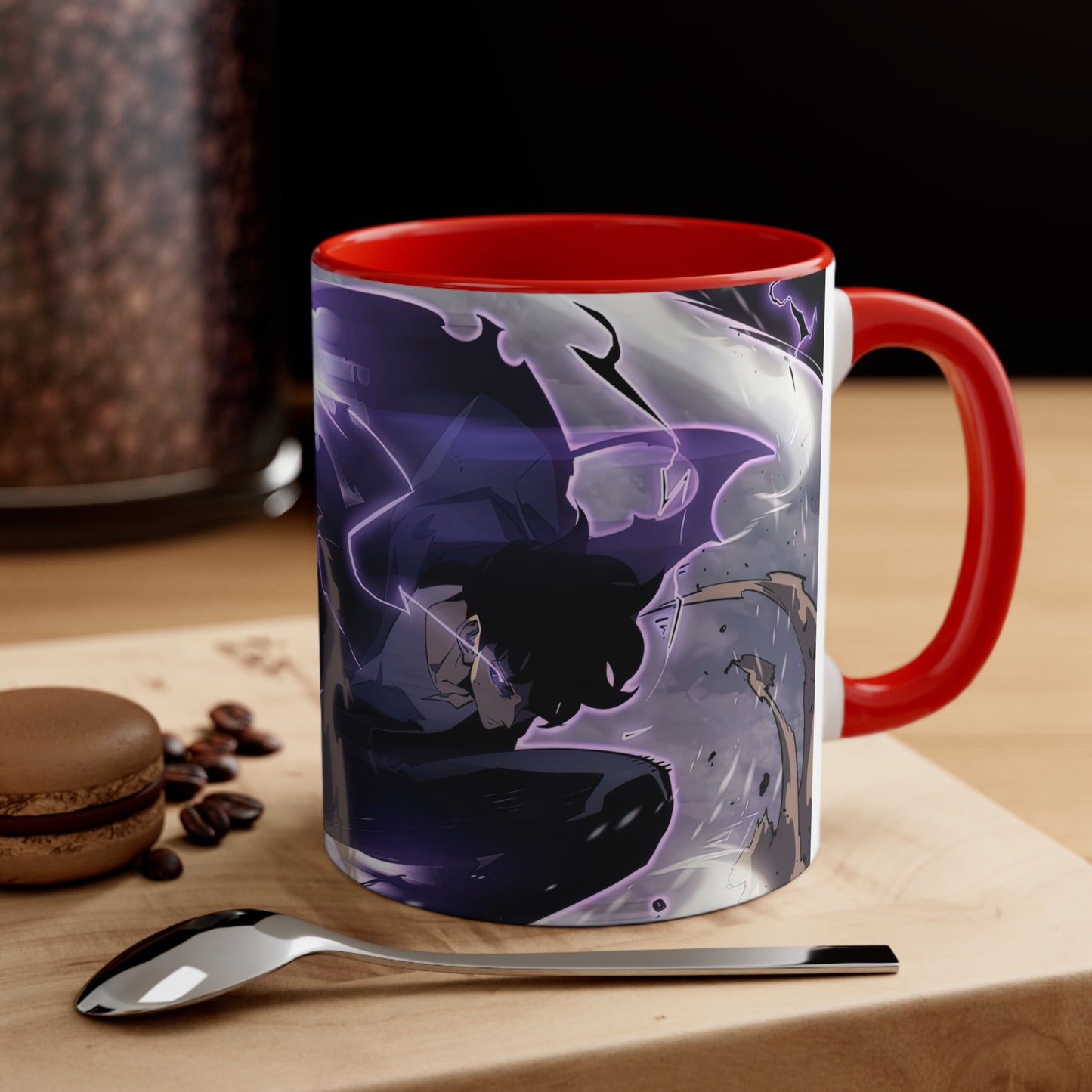 Sung Jin Woo Solo Leveling Accent Coffee Mug, 11oz