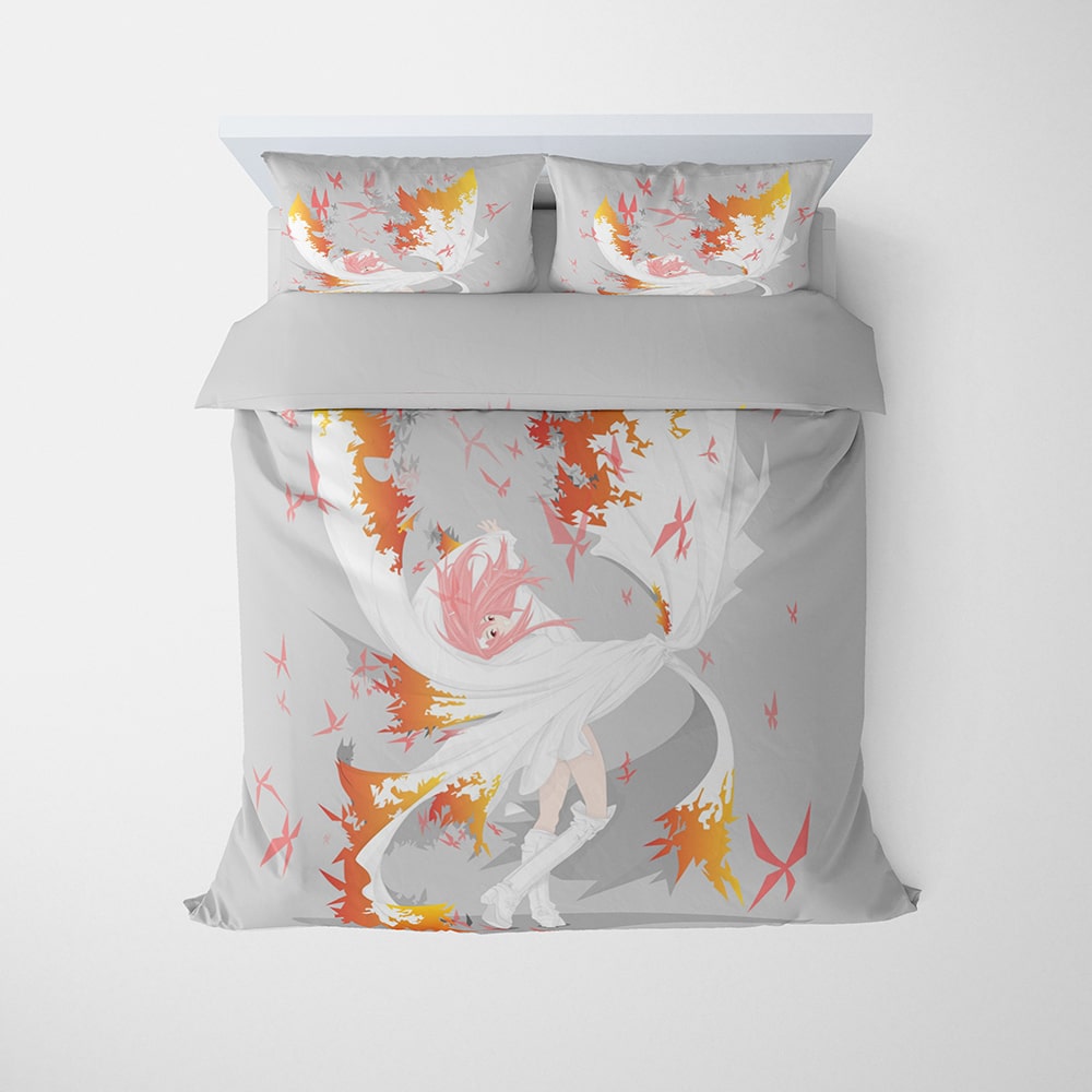 Abstract Art Anime Girl Comforter Set