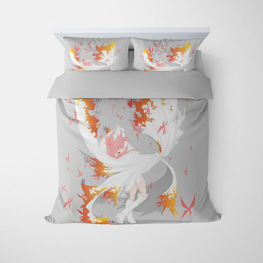 Abstract Art Anime Girl Comforter Set