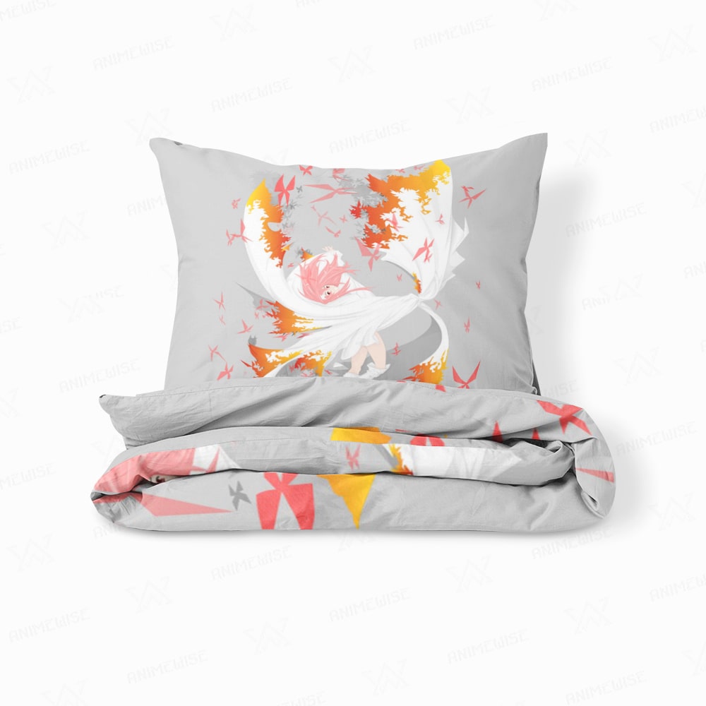 Abstract Art Anime Girl Comforter Set