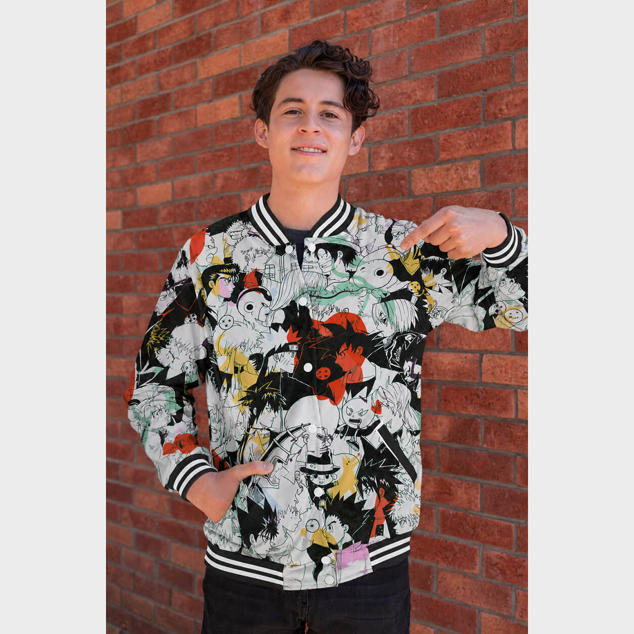 All Anime Baseball Varsity Jacket