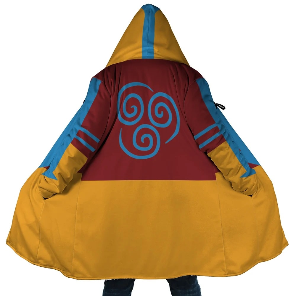 Avatar Aang The Last Air Bender Hooded Cloak Coat