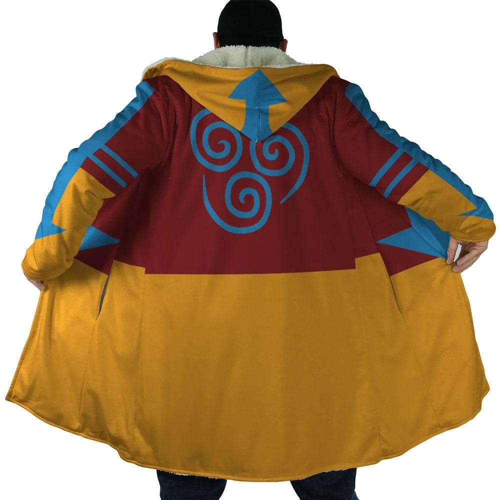Avatar Aang The Last Air Bender Hooded Cloak Coat