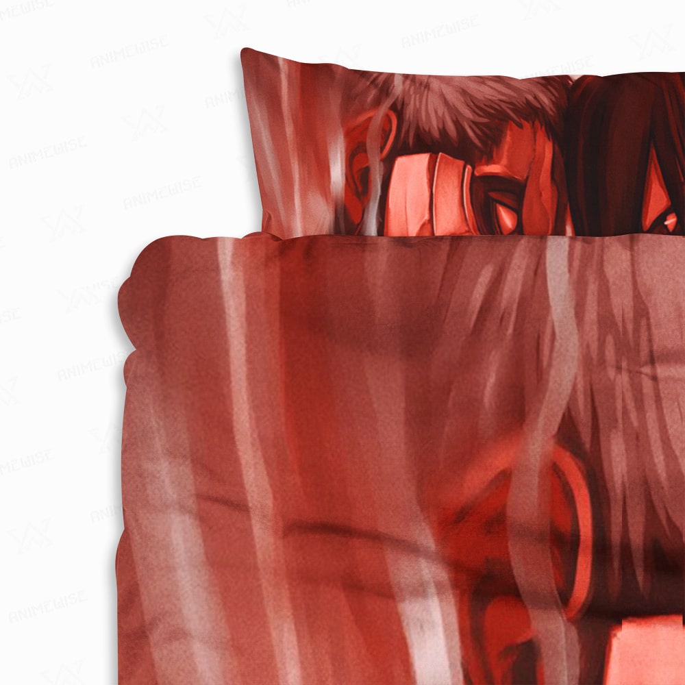 Armored Titan War Hammer Titan Face Off Comforter Set