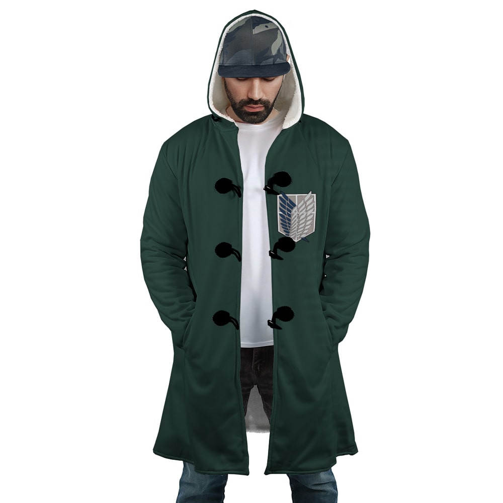 Attack on Titan Scouting Legion Hooded Cloak Coat