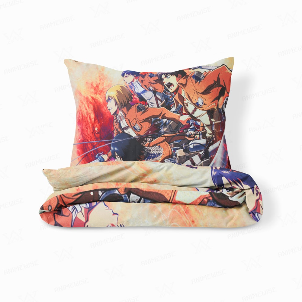 Attack on Titan Survey Corp Attack Comforter Set
