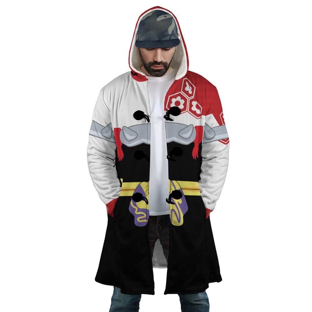 Sesshomaru Beast King Inyasha Hooded Cloak Coat