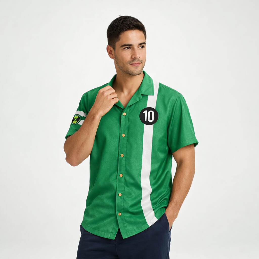 Ben Ten Klassisches Button-Up-Hemd
