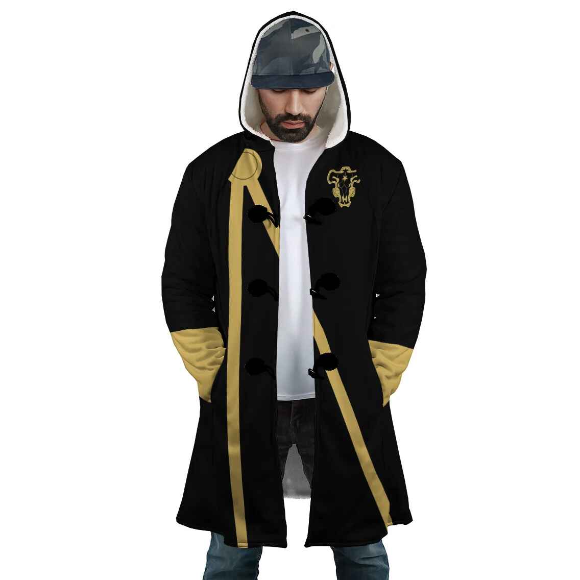 Black Clover Black Bull Hooded Cloak Coat