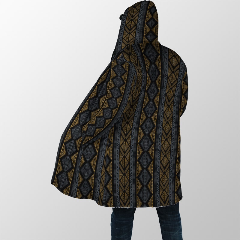 Black Panther Hooded Cloak Coat