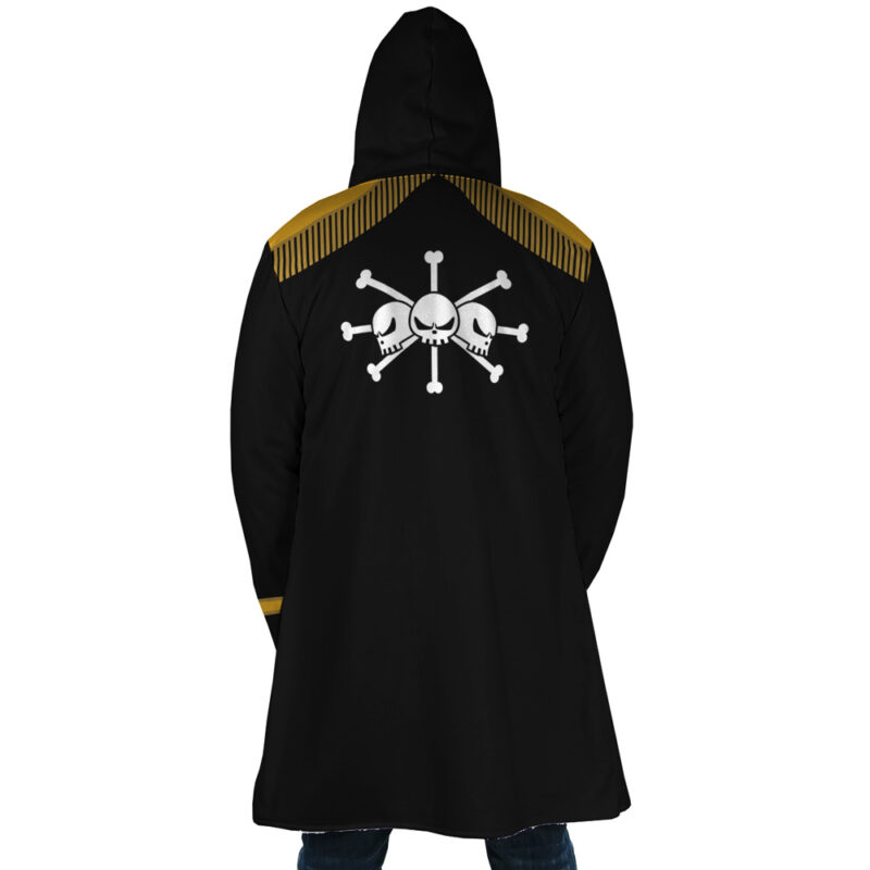 Marshall D. Teach Blackbeard Pirates One Piece Hooded Cloak Coat