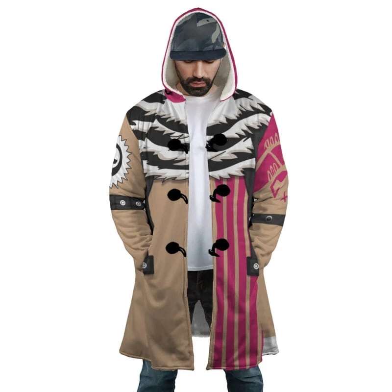 Charlotte Katakuri One Piece Hooded Cloak Coat