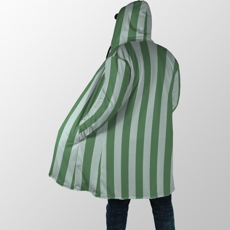 Chi Chobits Striped Sleep Hooded Cloak Coat