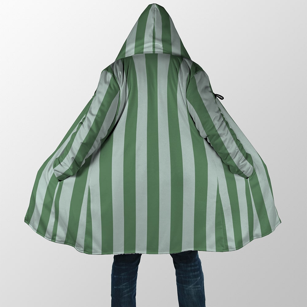 Chi Chobits Striped Sleep Hooded Cloak Coat