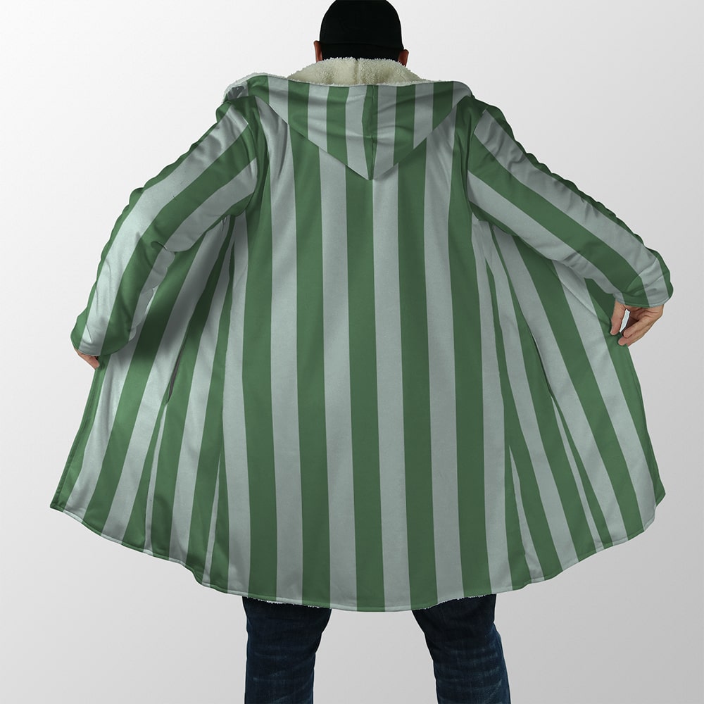 Chi Chobits Striped Sleep Hooded Cloak Coat