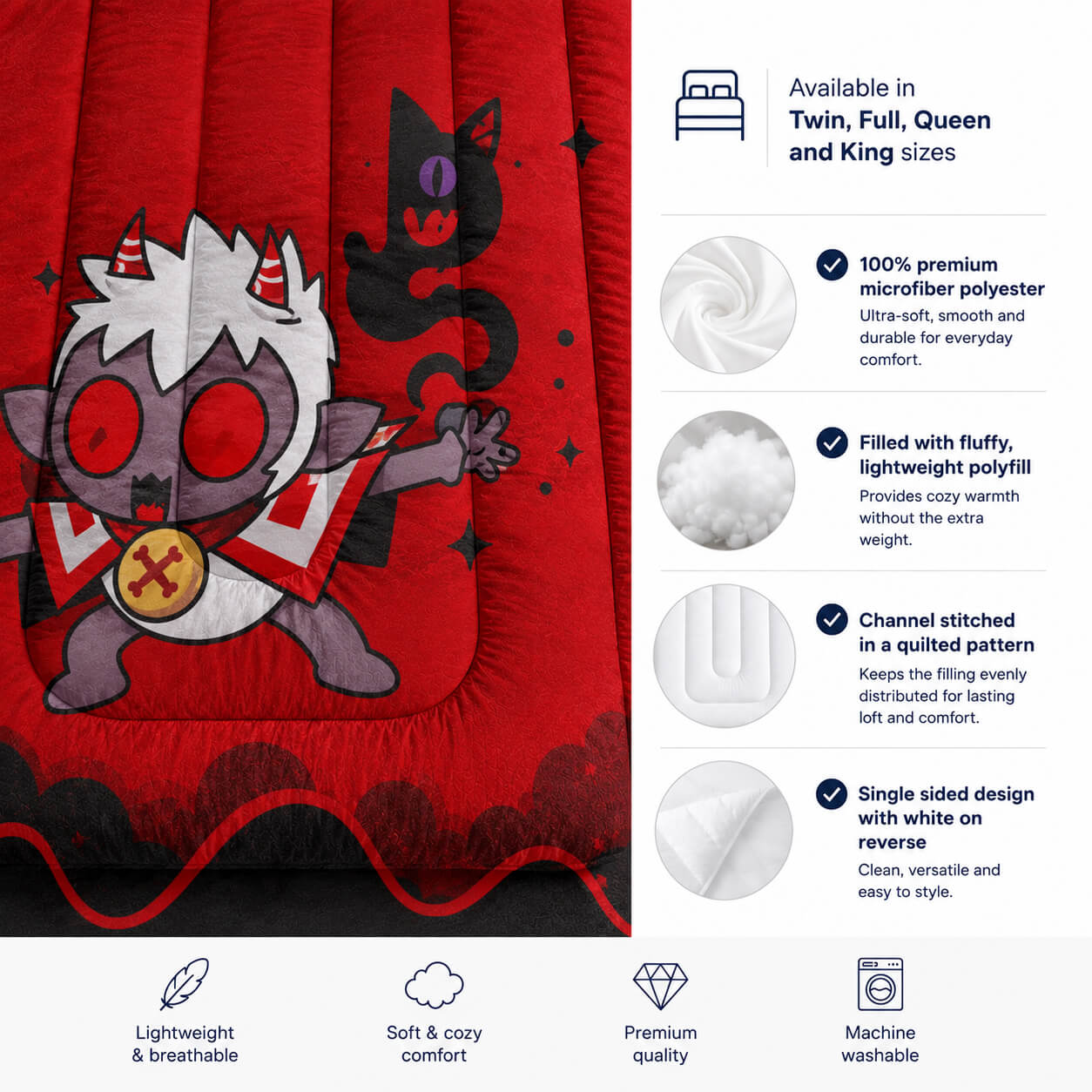 Bettwäsche-Set – Batik Cool Hip Farb-Strudel