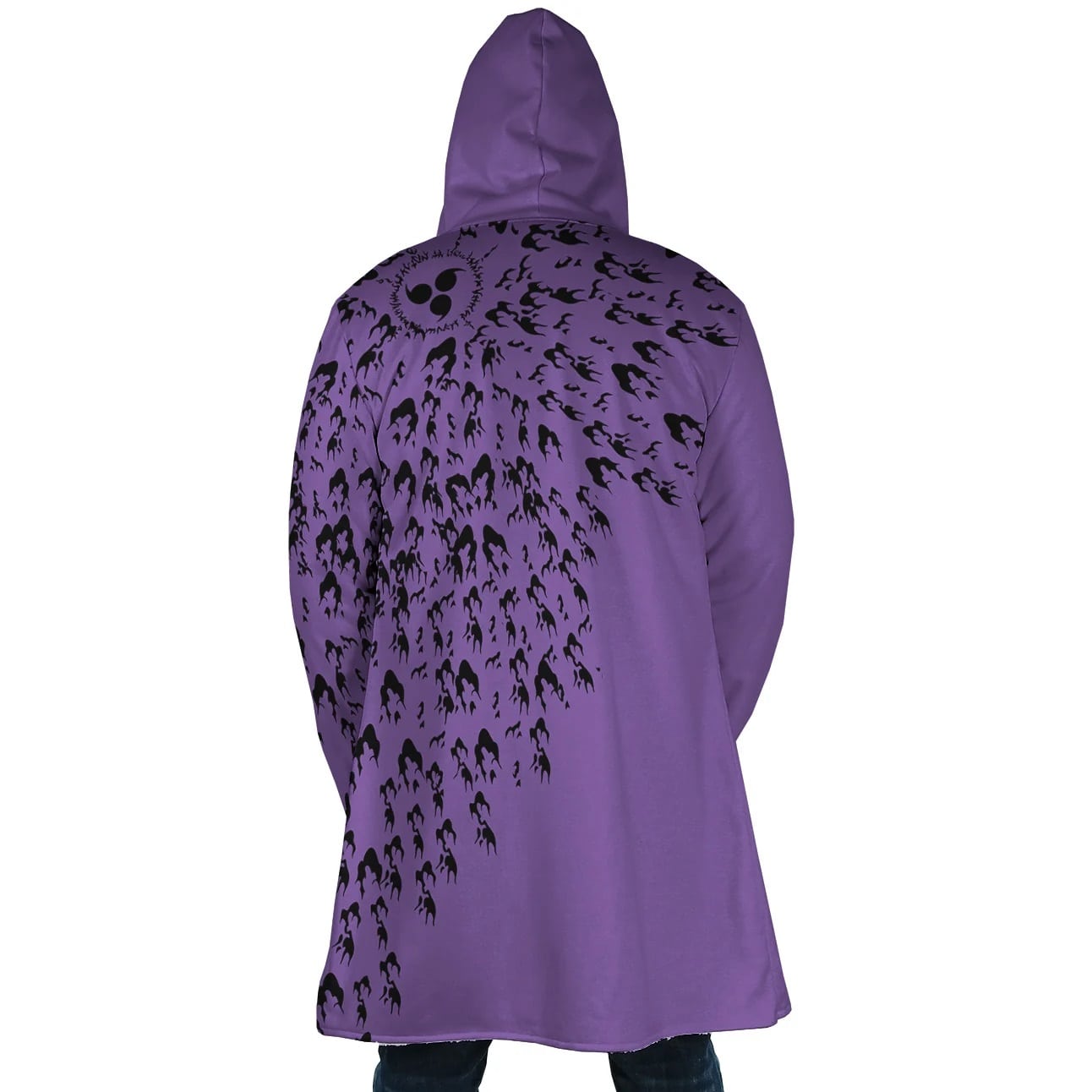 Sasuke Uchiha Curse Mark Naruto Hooded Cloak Coat