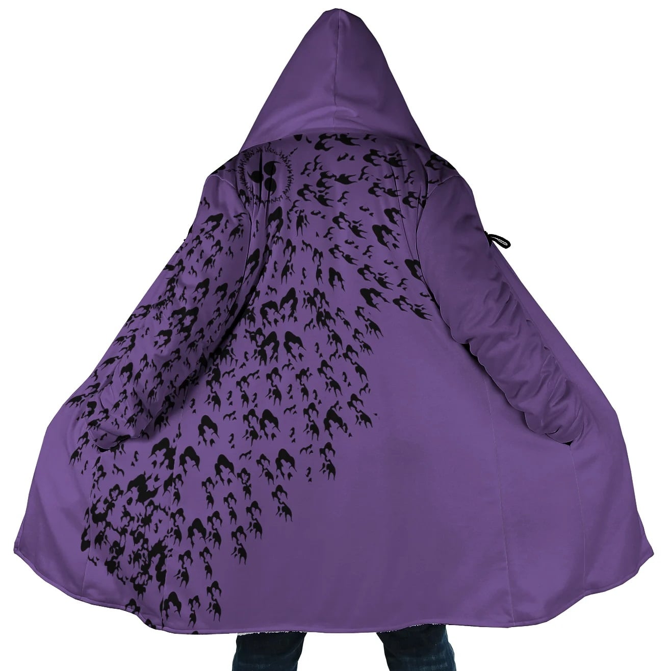 Sasuke Uchiha Curse Mark Naruto Hooded Cloak Coat