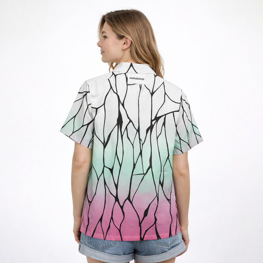 Demon Slayer Kocho Shinobu Hemd mit Knöpfen