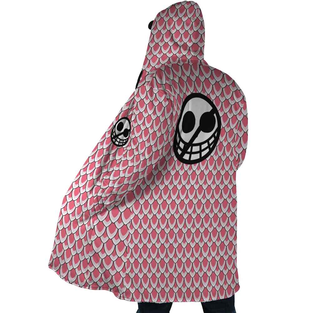 Doflamingo One Piece Hooded Cloak Coat