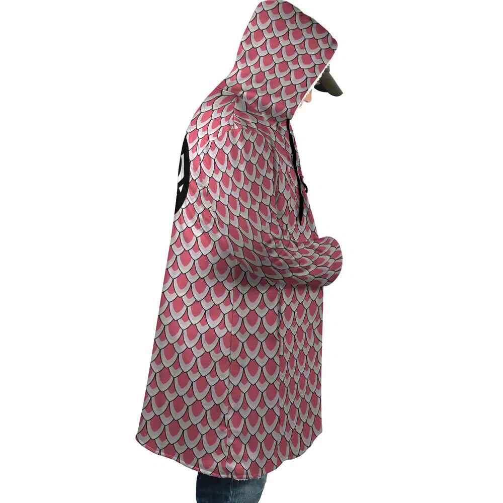 Doflamingo One Piece Hooded Cloak Coat