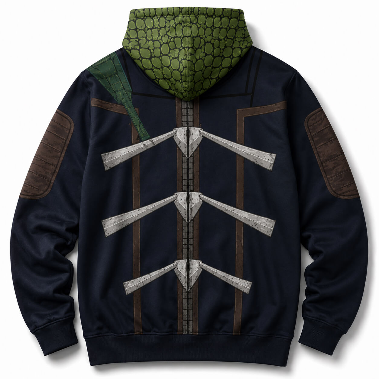 Dorohedoro Caiman Kapuzenpullover mit Reißverschluss
