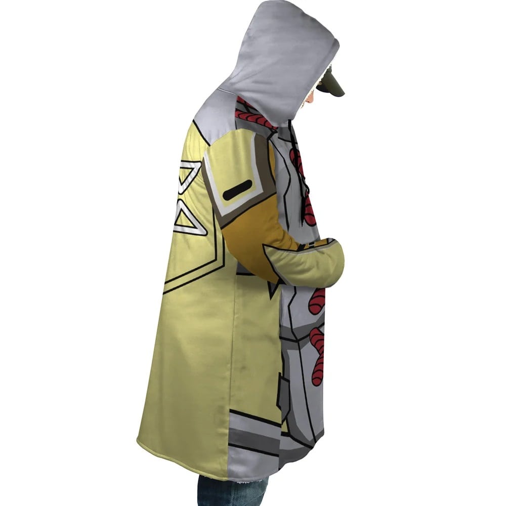 Dragon Warrior Wargreymon Digimon Hooded Cloak Coat