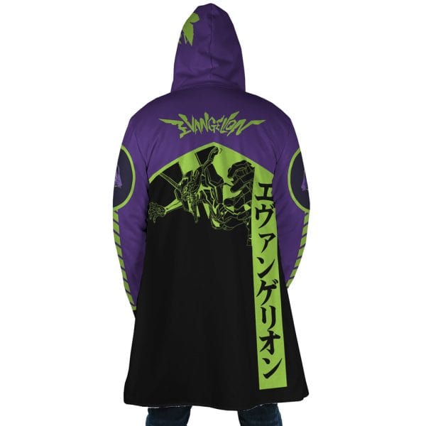 Neon Genesis Evangelion Eva 1 Hooded Cloak Coat