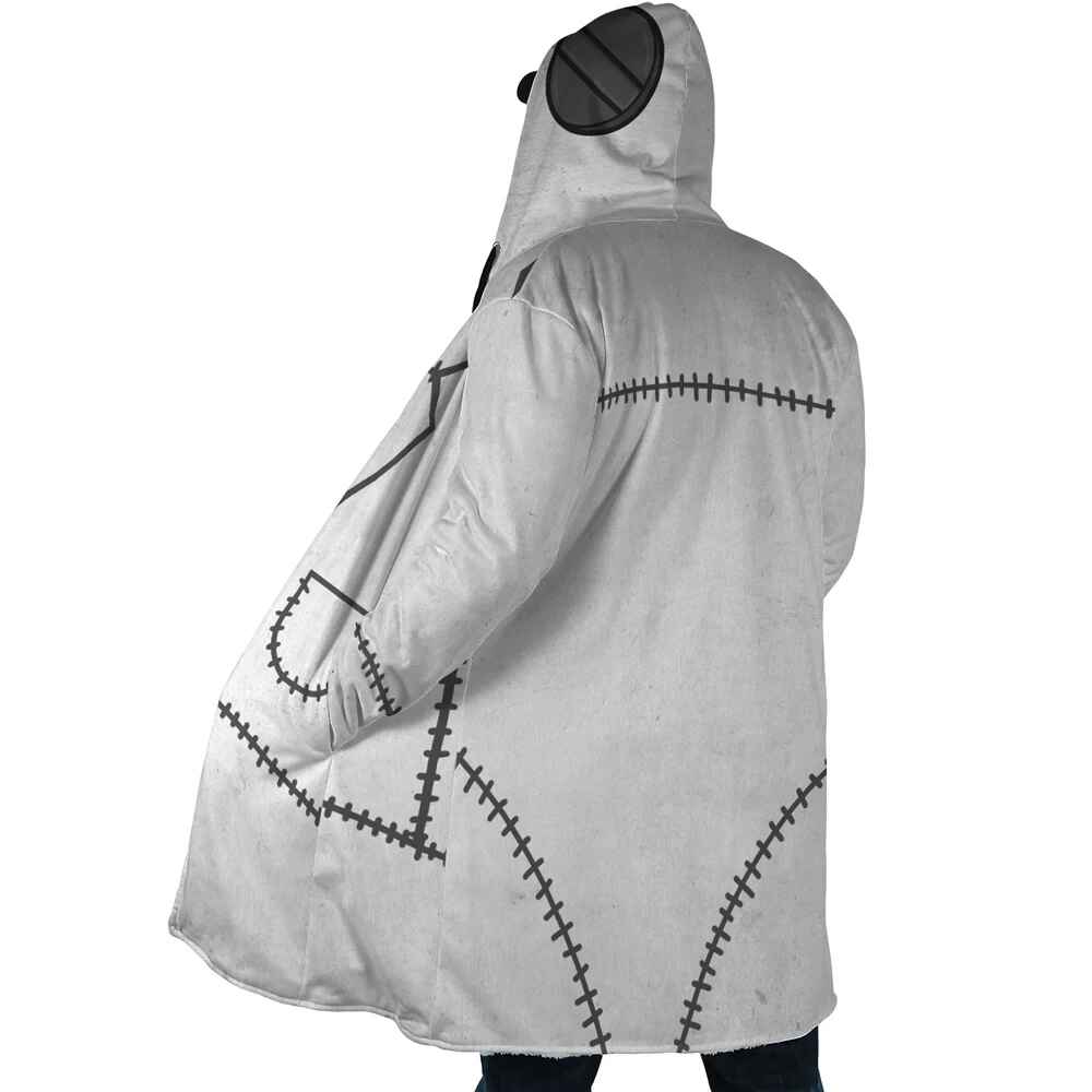 Soul Eater Frankenstein Hooded Cloak Coat