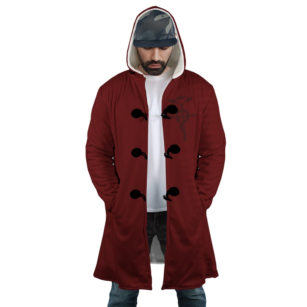 Fullmetal Alchemist Emblem Classic Hooded Cloak Coat