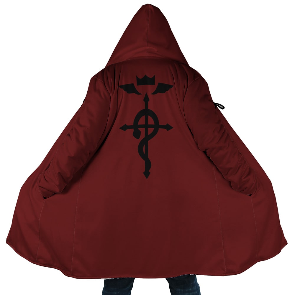 Fullmetal Alchemist Emblem Classic Hooded Cloak Coat