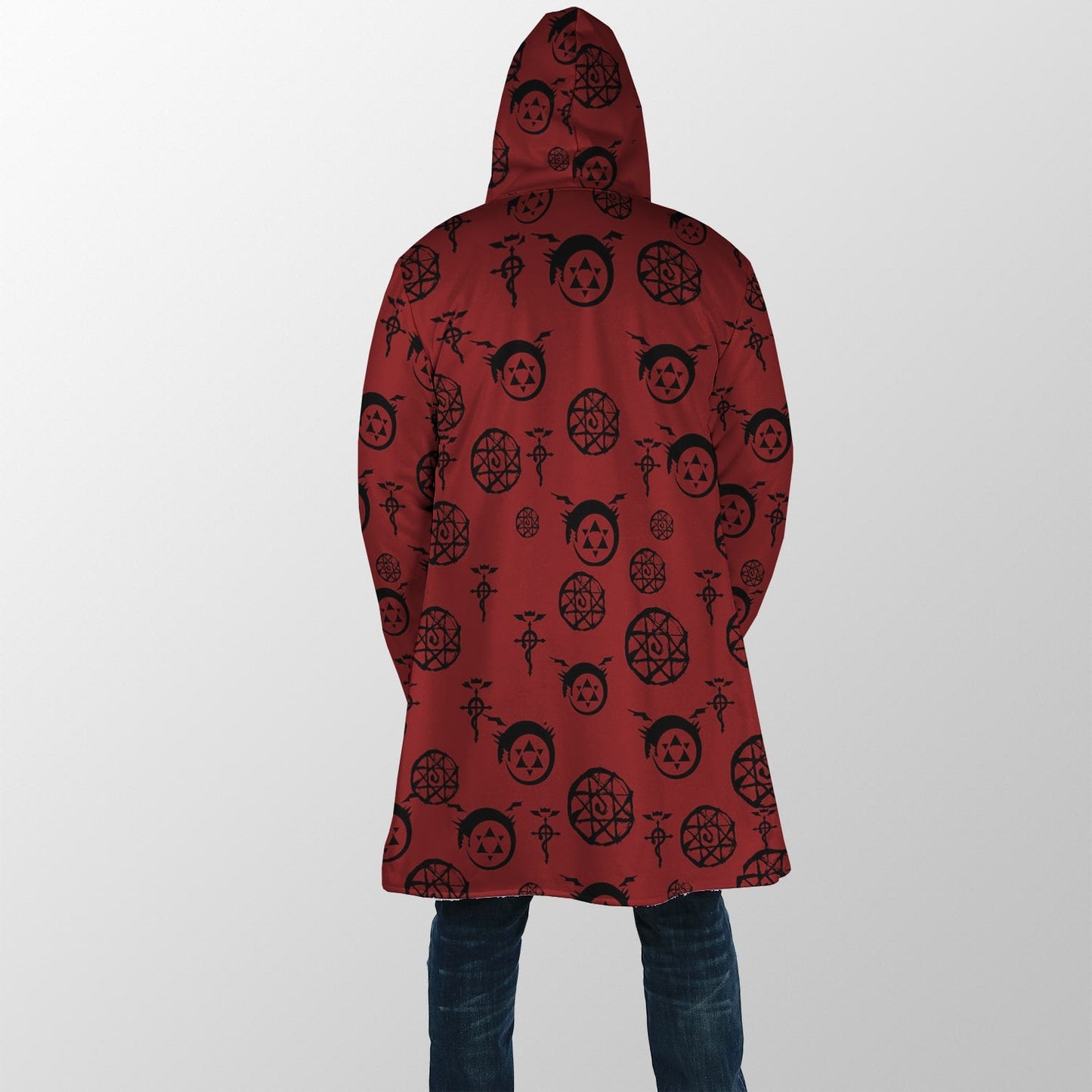 Fullmetal Alchemist Transmutation Circle Hooded Cloak Hood