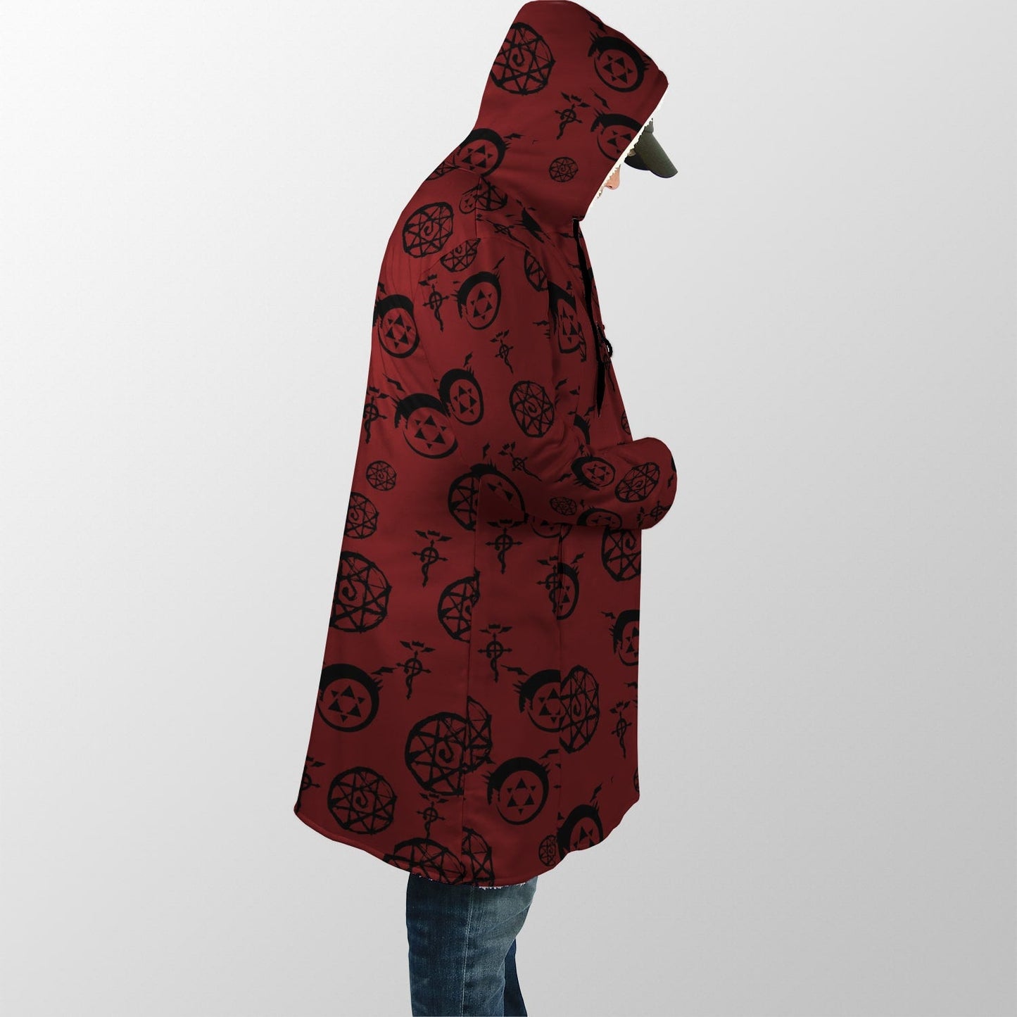 Fullmetal Alchemist Transmutation Circle Hooded Cloak Hood