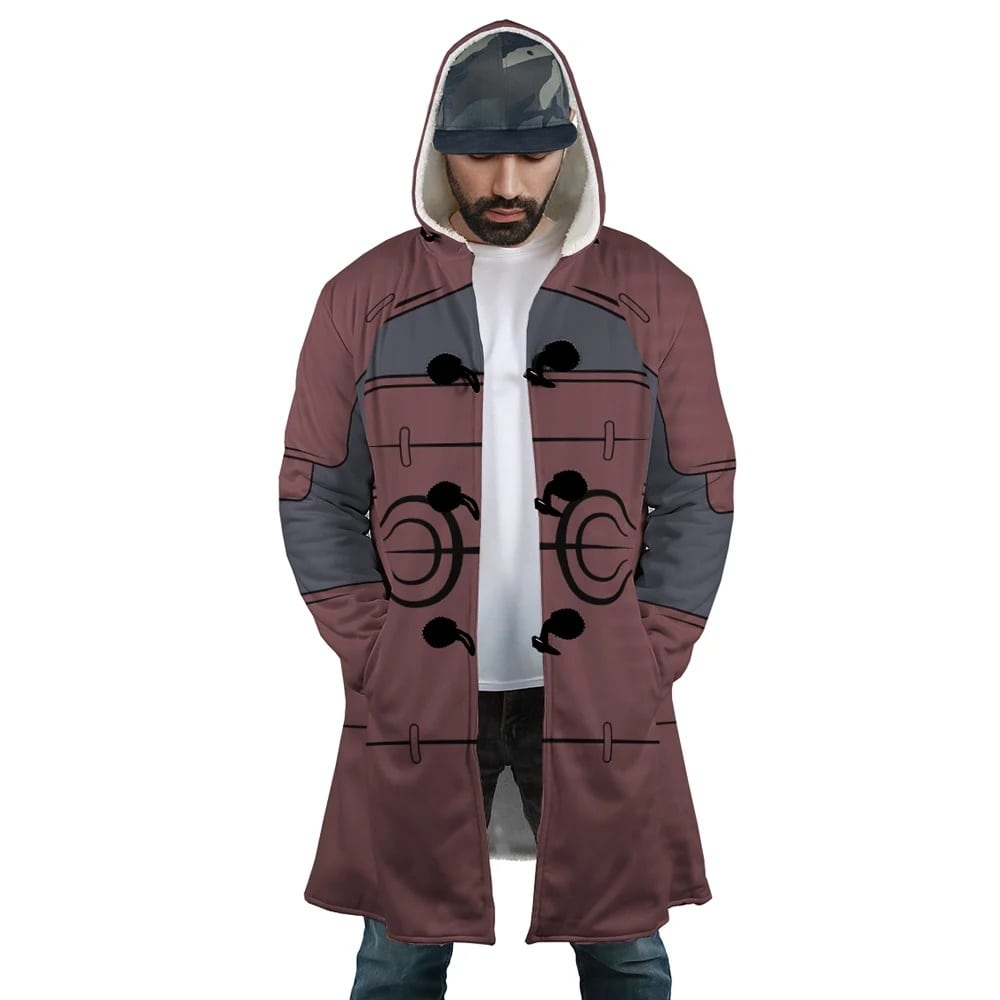 Hashirama Senju Naruto Hooded Cloak Coat