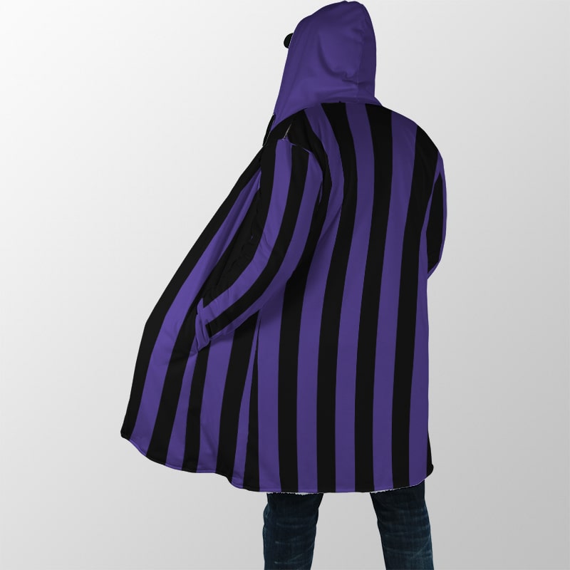Adams Family Wednesday Goth School Hooded Cloak Coat