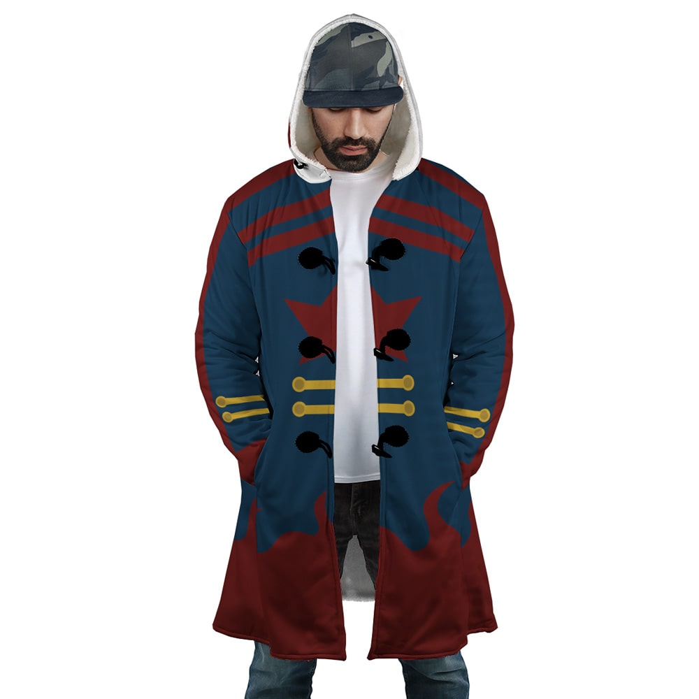 Simon Tengen Toppa Gurren Lagann Hooded Cloak Coat