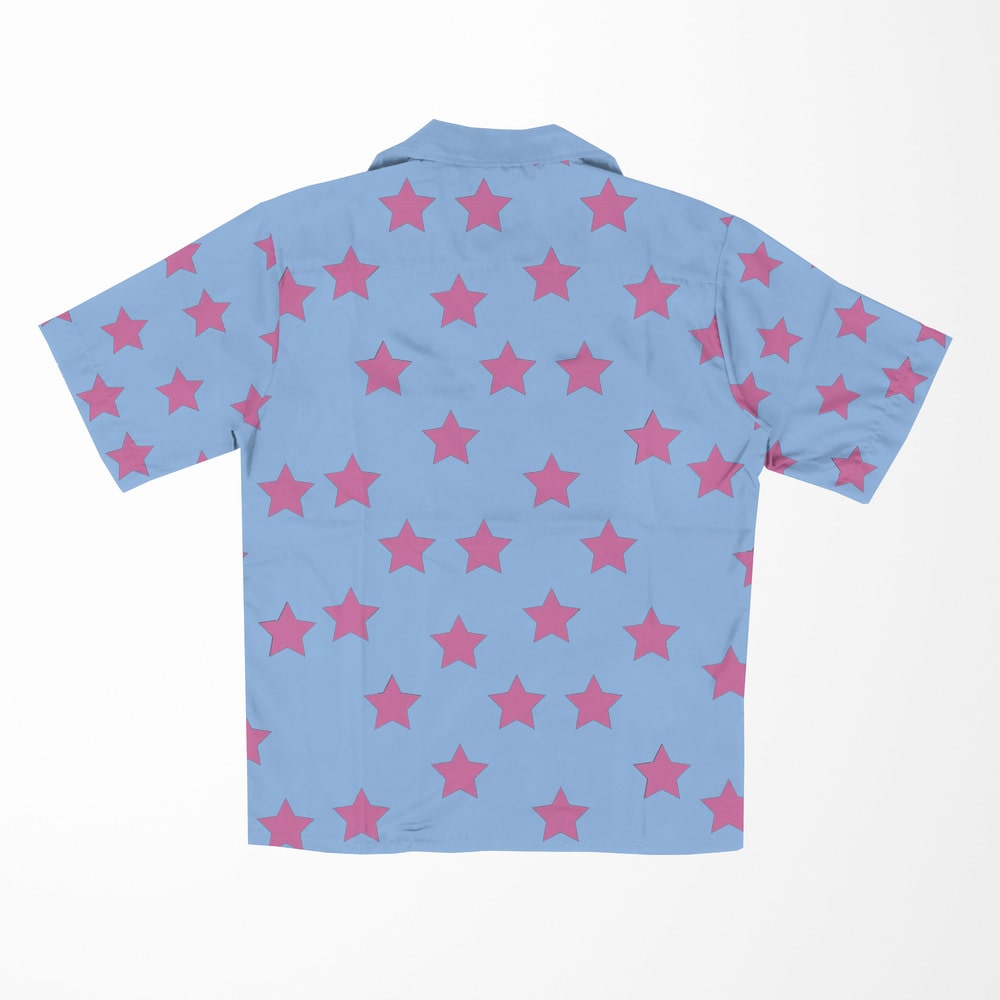 Johnny Joestar Muster JoJo's Bizarre Adventure Button-up Hawaiihemd