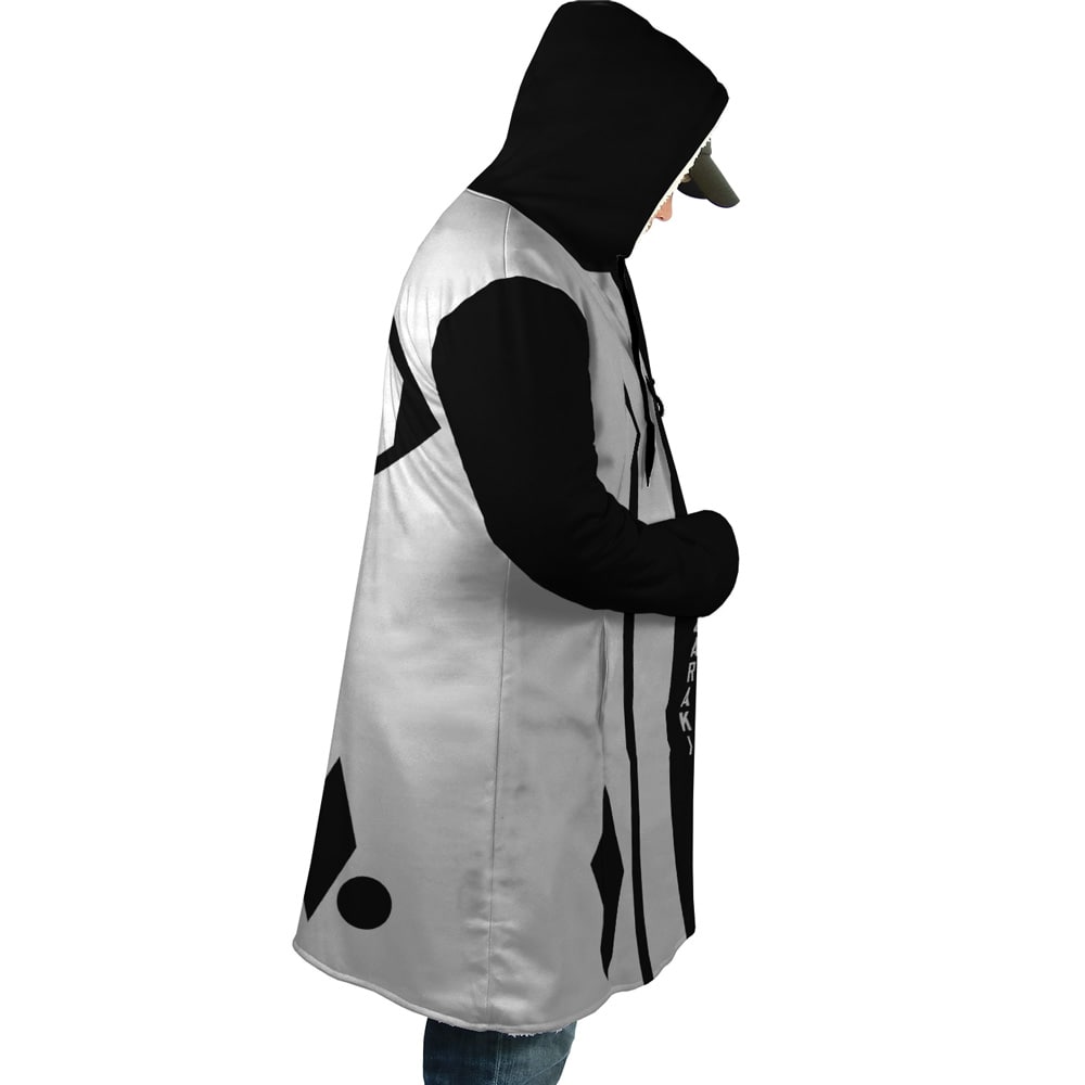 Kenpachi Zaraki Bleach Hooded Cloak Coat