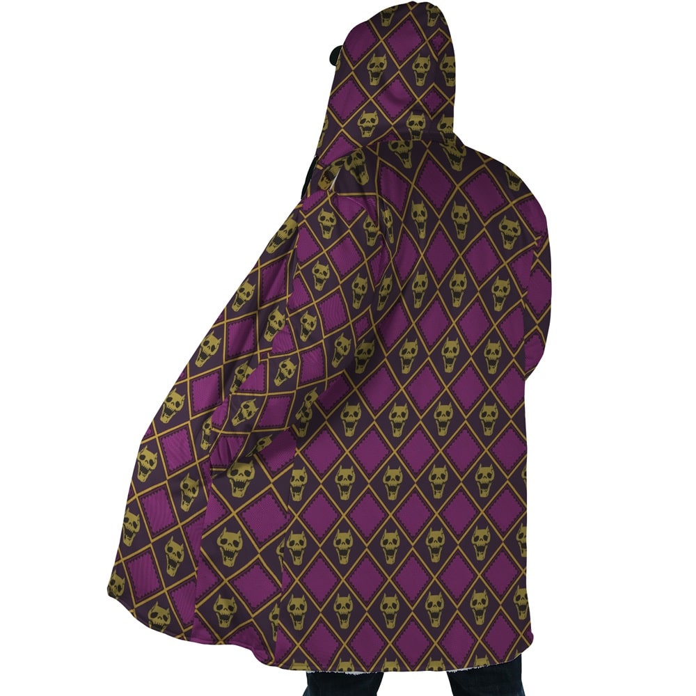 Yoshikage Kira Killer Queen JoJo's Bizarre Adventure Hooded Cloak Coat