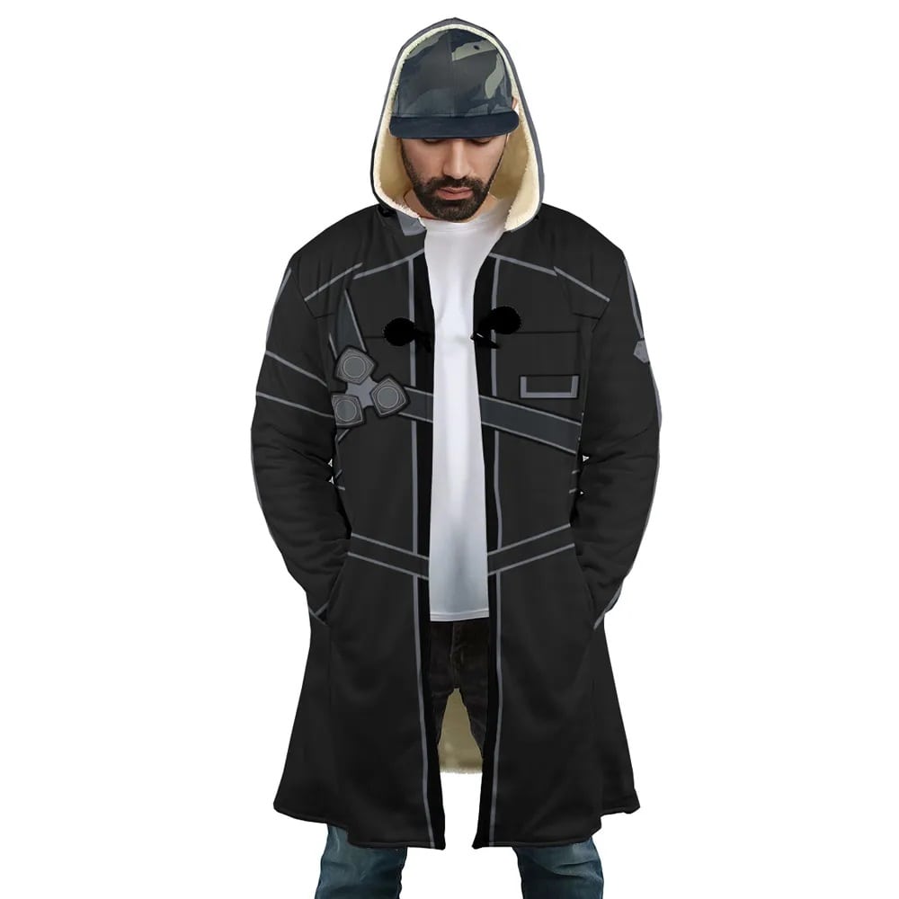 Kirito Sword Art Online Hooded Cloak Coat