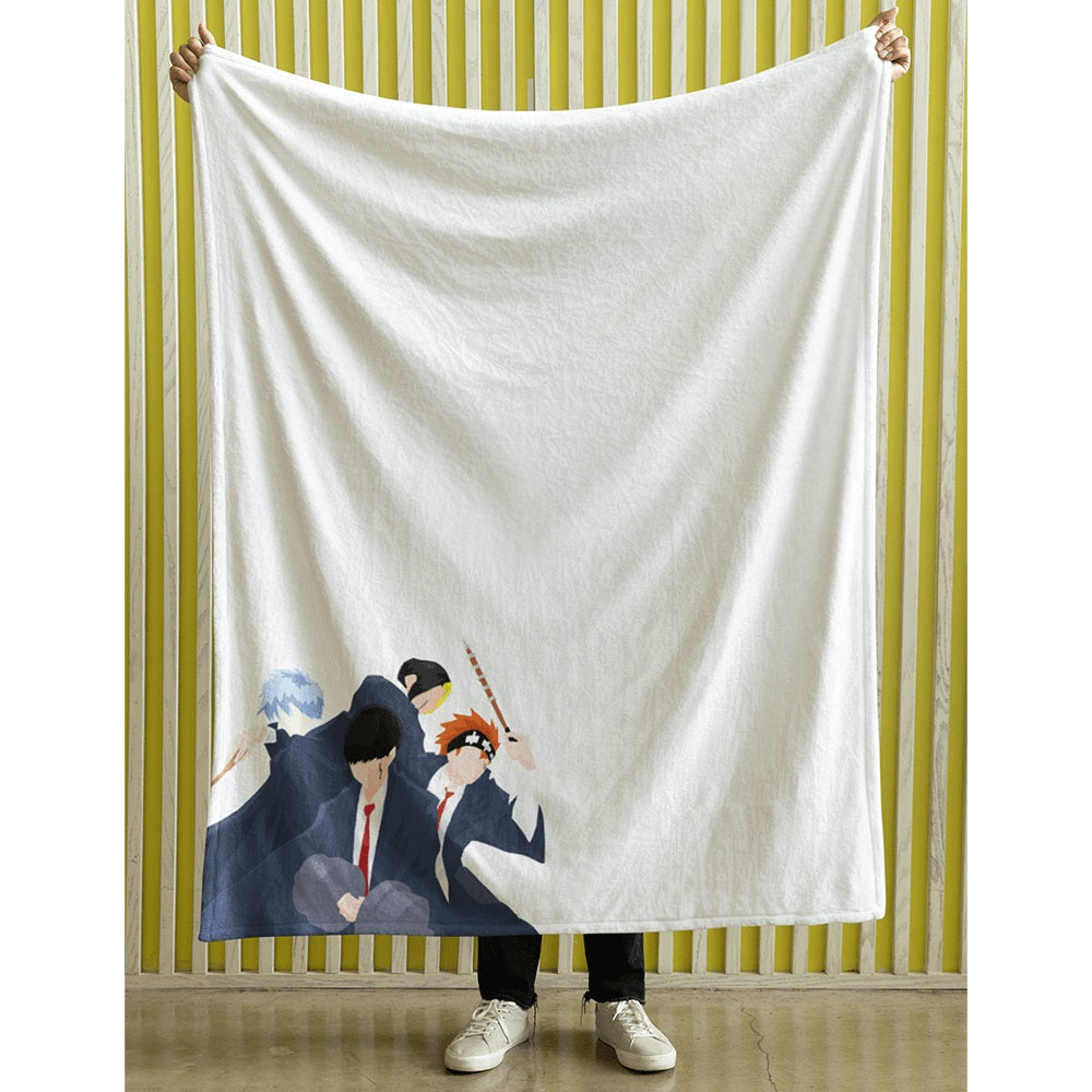 Mashle Magic And Muscles Heroes Throw Blanket