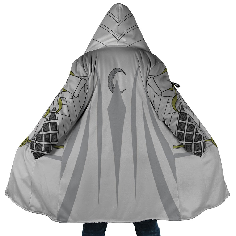 Moon Night Comic Hooded Cloak Coat