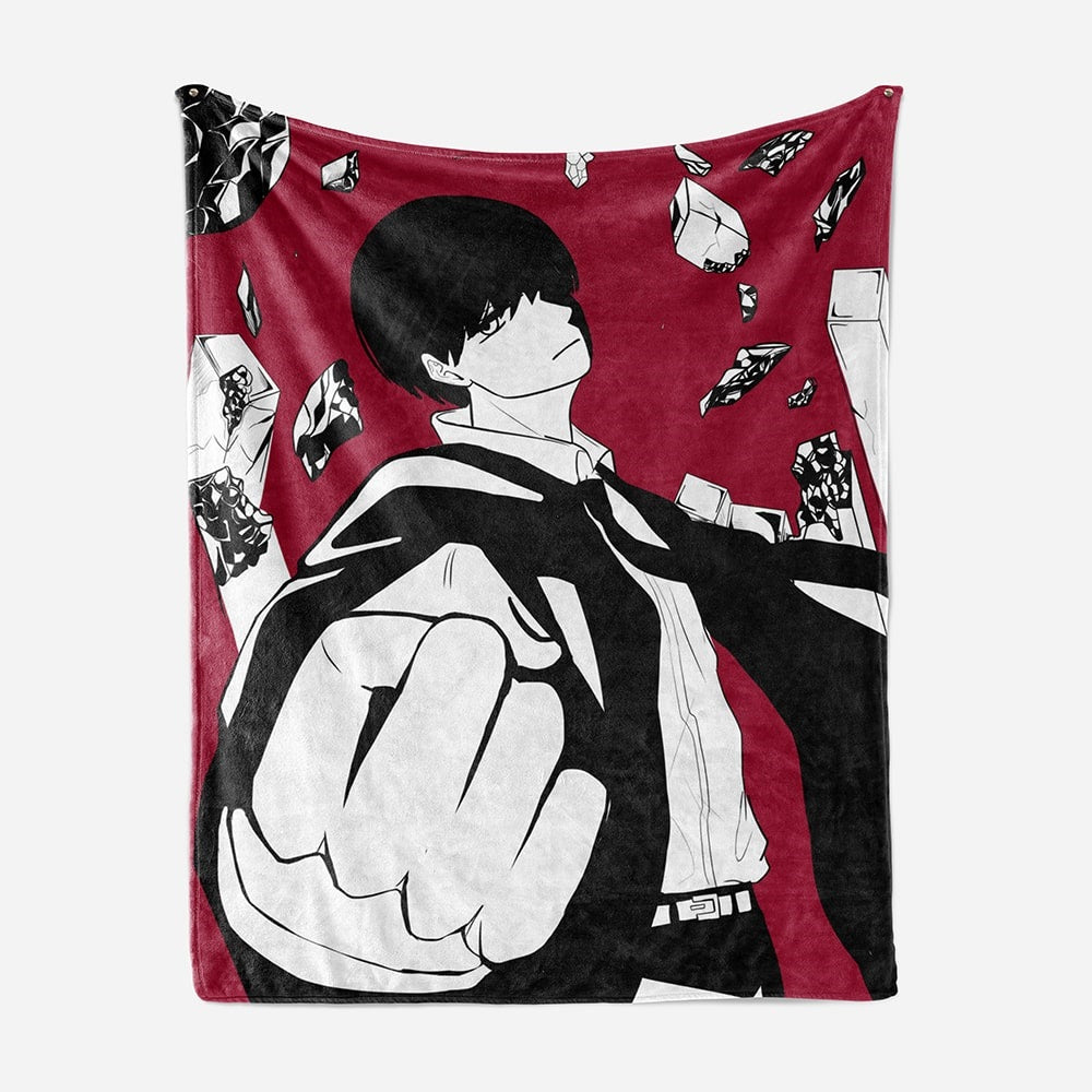 Mashle Magic And Muscles Mash Throw Blanket