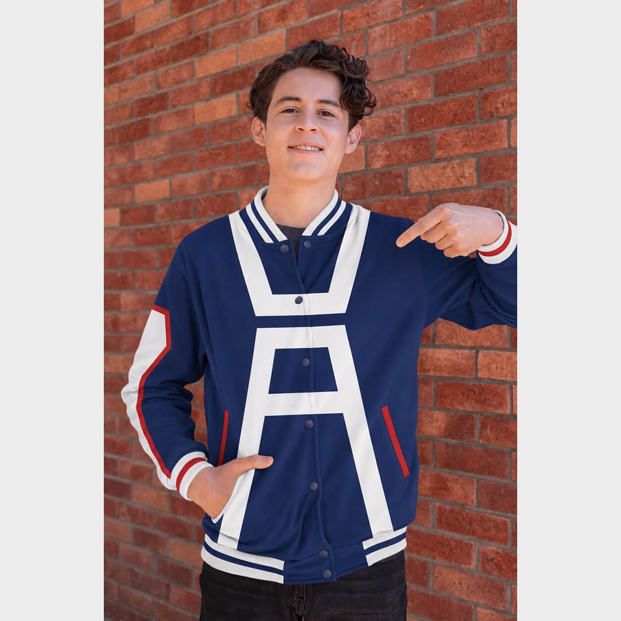 My Hero Academia Uniform Baseball Varsity Jacket
