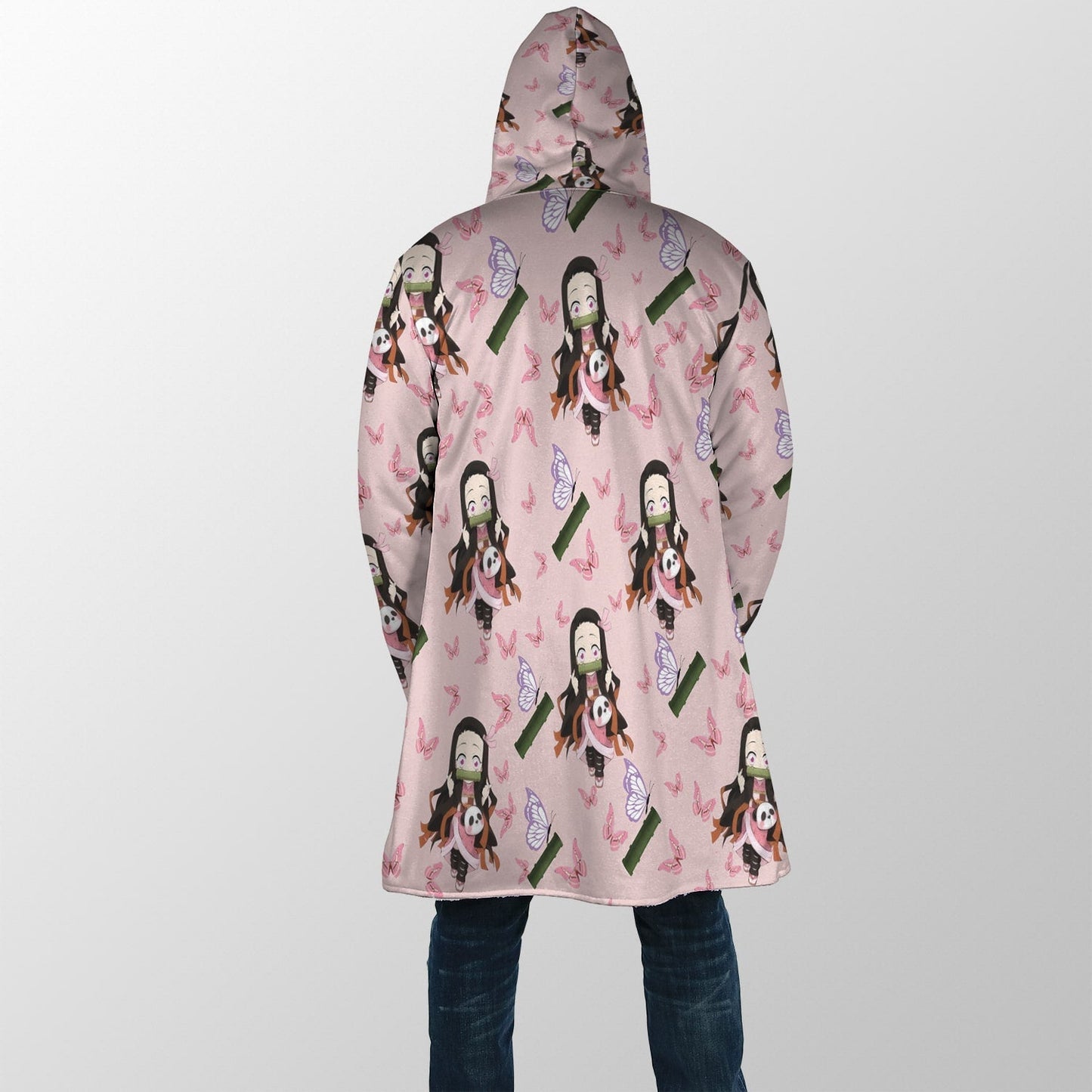 Demon Slayer Nezuko Kamado Kawaii Hooded Cloak Coat