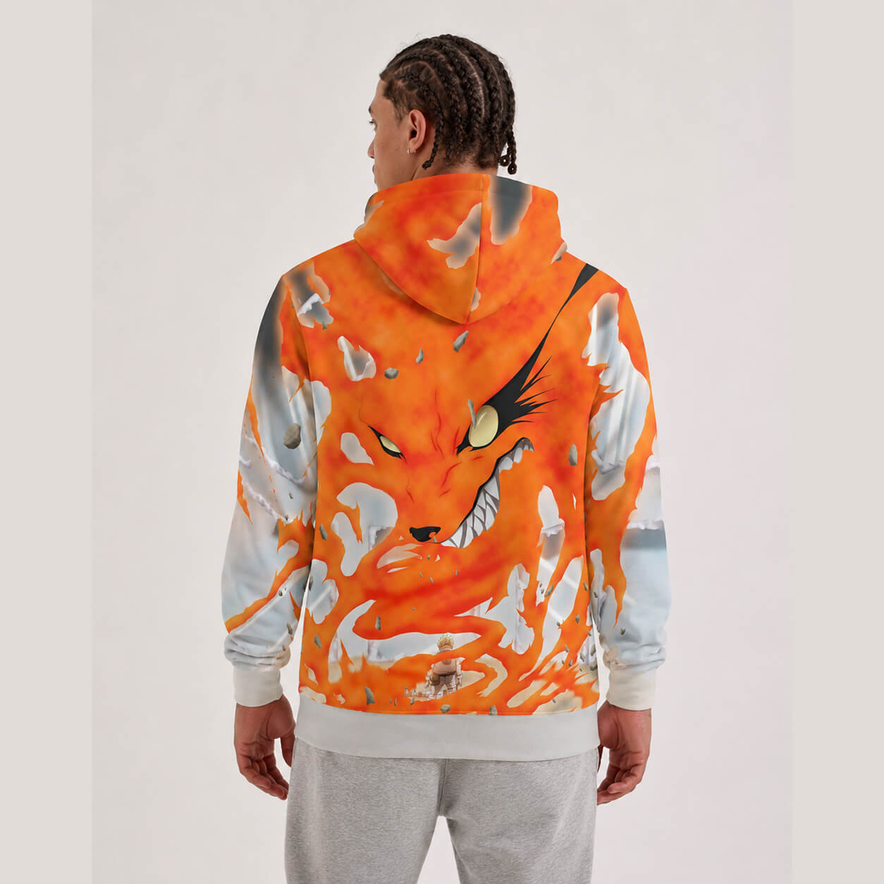 Nine Tail Fox Naruto Pullover Hoodie