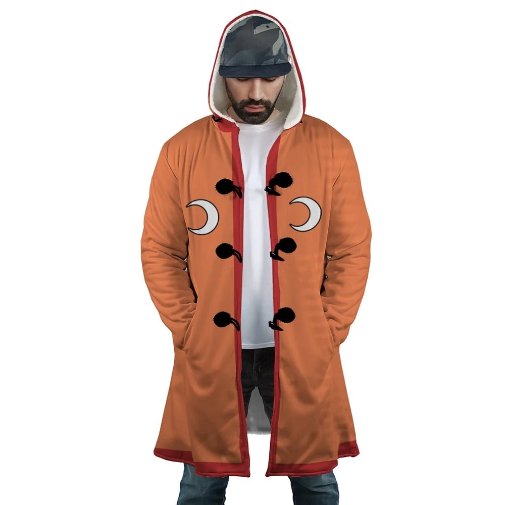 Kozuki Oden Wano Kuni One Piece Hooded Cloak Coat