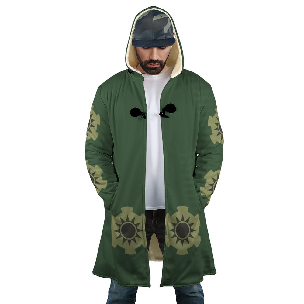 Zoro Wano Arc One Piece Hooded Cloak Coat
