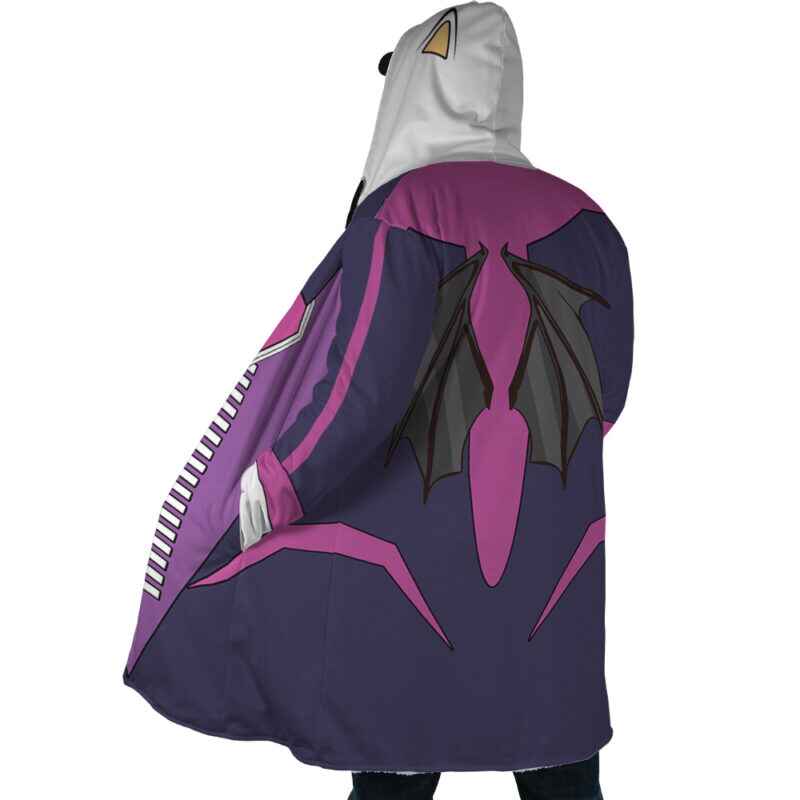 Rouge Sonic The Hedgehog Hooded Cloak Coat