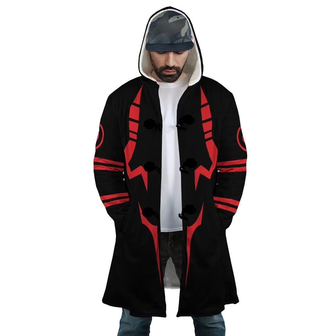 Ryomen Sukuna Jujutsu Kaisen Hooded Cloak Coat